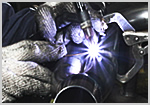 MG Exhaust Welding